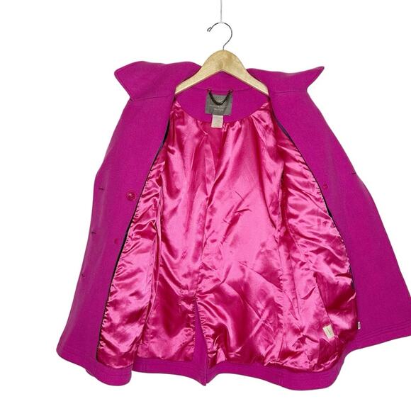 J. CREW Stadium Cloth Majesty Double Breasted Pea Coat - Picture 9 of 13